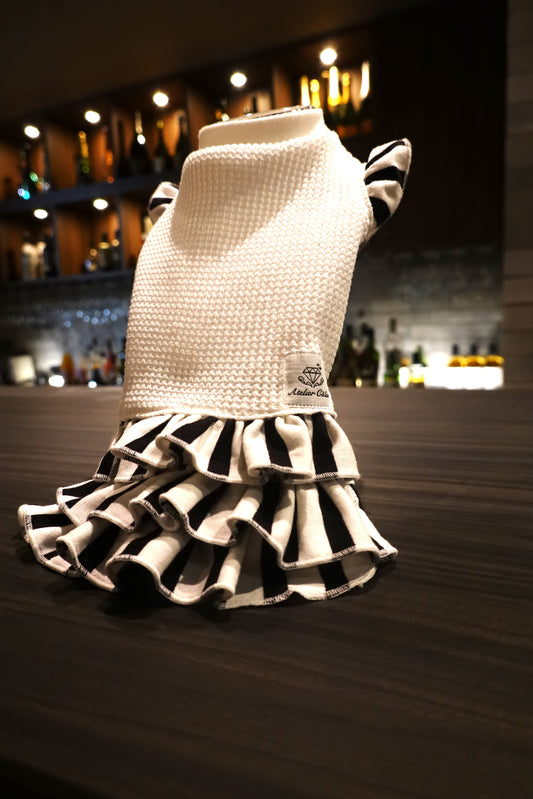 Luxuryワンピース edition_WHITE&STRIPE✖3_sizeorder