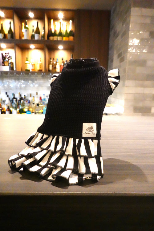Luxuryワンピース edition_BLACK＆STRIPE✖3＿sizeorder