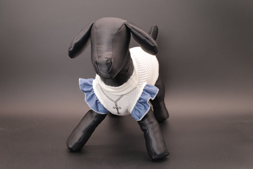 【限定】トップス edition_BLUE-DENIMフリル＿prêt-à-porter